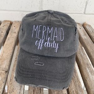 Mermaid Off Duty High Ponytail Hat